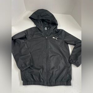 Puma Kids Black Raincoat